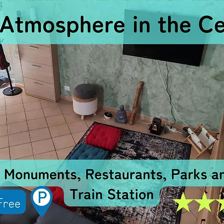 Secret Zen House In The Center W Free Parking And 24hours Automatic Check-in - With Netflix & Disneyplus And Air Conditioning * Casale Monferrato