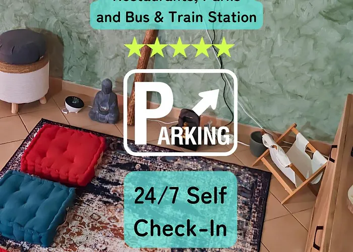 Secret Zen House In The Center W Free Parking And 24hours Automatic Check-in - With Netflix & Disneyplus Casale Monferrato