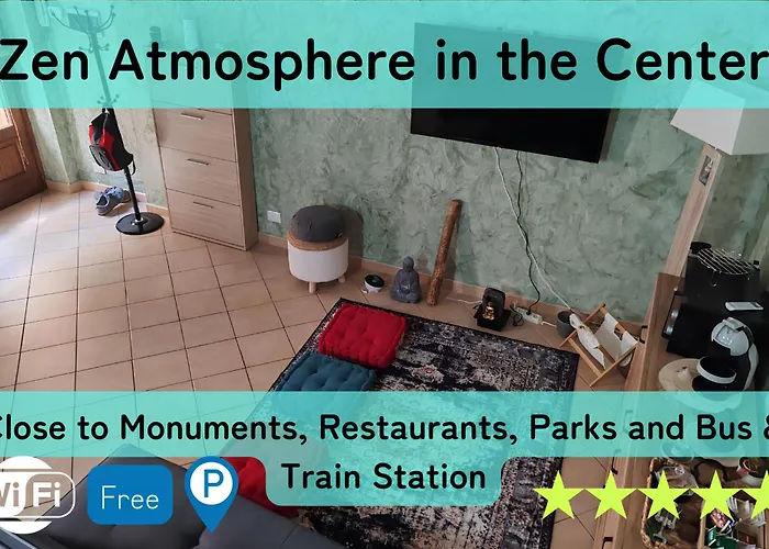 Secret Zen House In The Center W Free Parking And 24hours Automatic Check-in - With Netflix & Disneyplus * Casale Monferrato